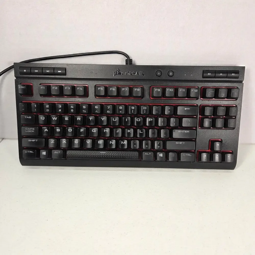 Corsair K63 Compact Mechanical Gaming Keyboard Red LED Cherry MX Red Wired USB